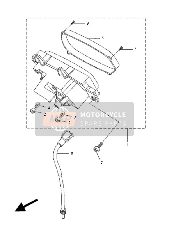 Yamaha CW50L 2011 Metro para un 2011 Yamaha CW50L